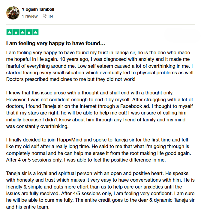 Dilraj Singh Bhullar Testimonial